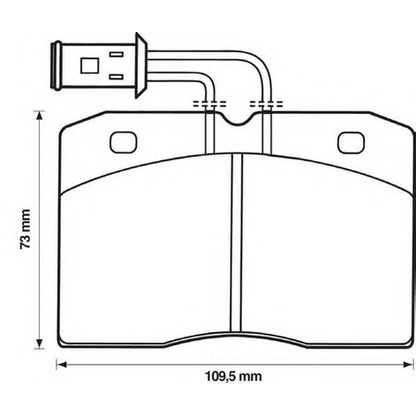 Photo Brake Pad Set, disc brake JURID 571447J