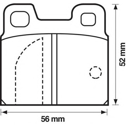 Photo Brake Pad Set, disc brake JURID 571804J