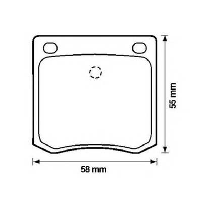 Photo Brake Pad Set, disc brake JURID 572103J