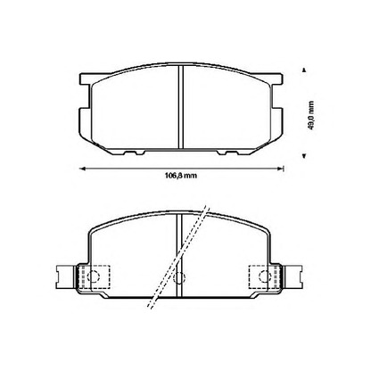 Photo Brake Pad Set, disc brake JURID 572177J