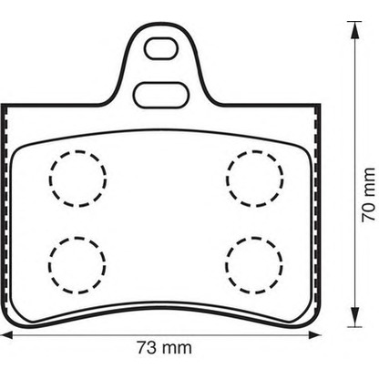 Photo Kit de plaquettes de frein, frein à disque JURID 573028J