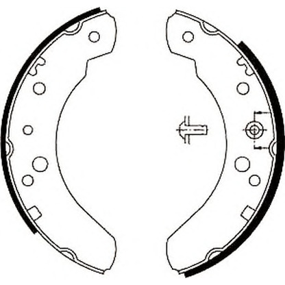 Photo Brake Shoe Set JURID 361419J