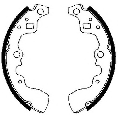 Photo Brake Shoe Set JURID 361532J