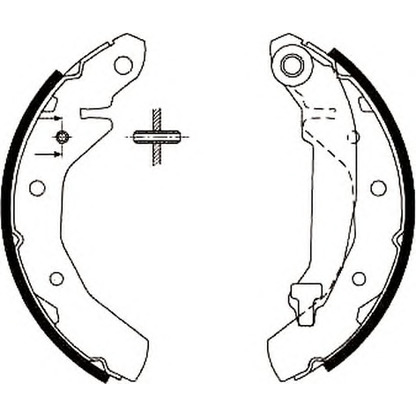 Photo Brake Shoe Set JURID 362394J