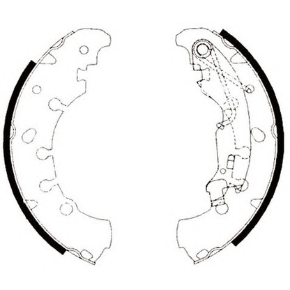 Photo Brake Shoe Set JURID 362475J