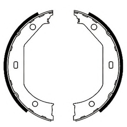 Photo Brake Shoe Set, parking brake JURID 362402J