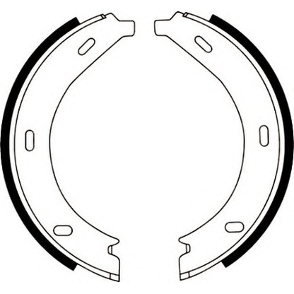 Photo Brake Shoe Set, parking brake JURID 362422J