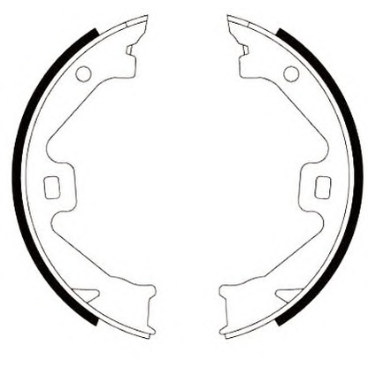 Photo Brake Shoe Set, parking brake JURID 362438J