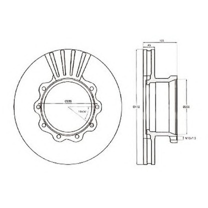 Photo Brake Disc JURID 567407J