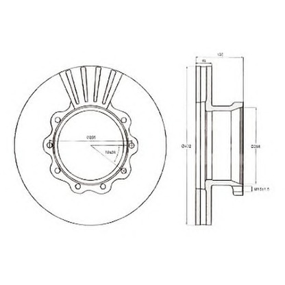 Photo Brake Disc JURID 567410J