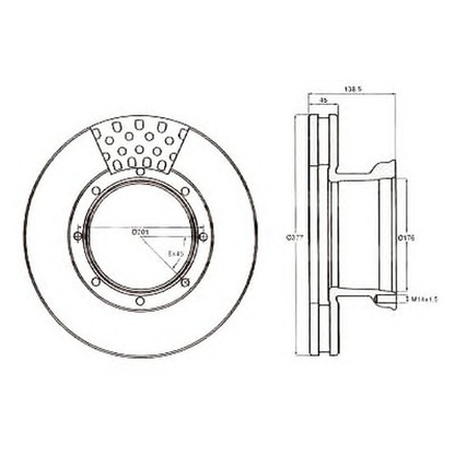 Photo Brake Disc JURID 567765J