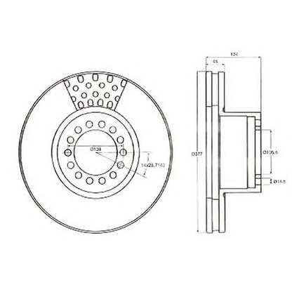 Photo Brake Disc JURID 567766J