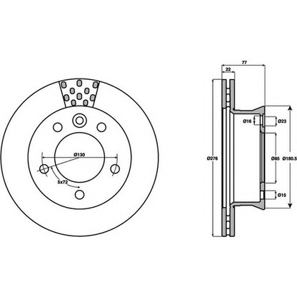 Photo Brake Disc JURID 569122J