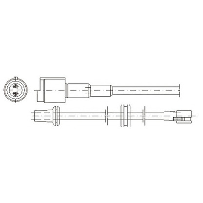 Photo Warning Contact, brake pad wear JURID 581314