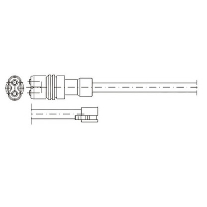 Photo Warning Contact, brake pad wear JURID 581319