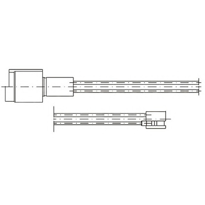 Photo Warning Contact, brake pad wear JURID 587014