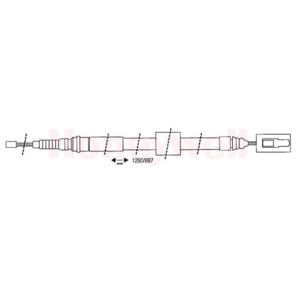 Foto Cable de accionamiento, freno de estacionamiento BENDIX 432406B