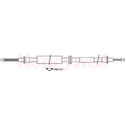 Photo Cable, parking brake BENDIX 432665B