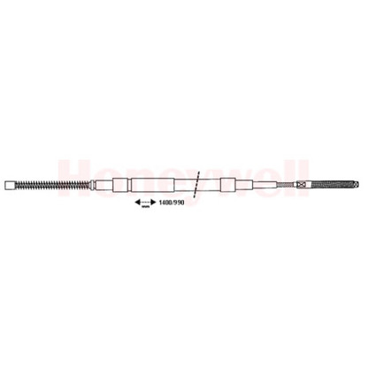 Photo Cable, parking brake BENDIX 432694B