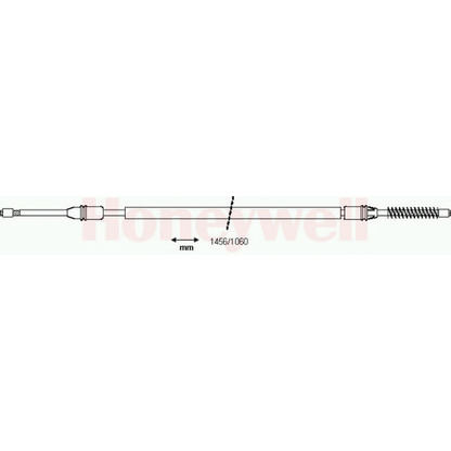 Foto Cable de accionamiento, freno de estacionamiento BENDIX 432832B