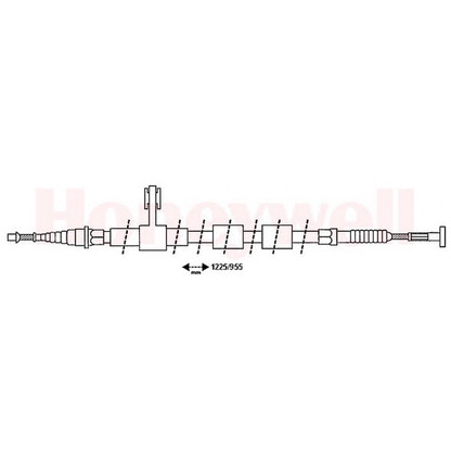 Photo Cable, parking brake BENDIX 432894B