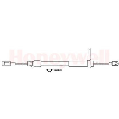 Foto Cable de accionamiento, freno de estacionamiento BENDIX 432907B