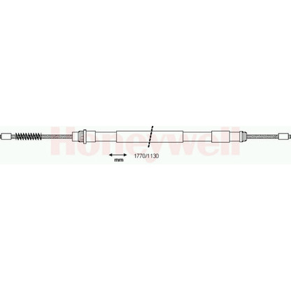 Foto Cable de accionamiento, freno de estacionamiento BENDIX 432952B