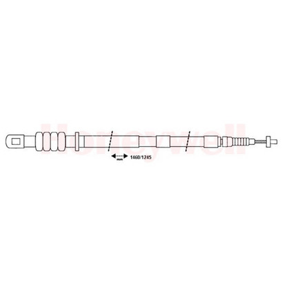 Foto Cable de accionamiento, freno de estacionamiento BENDIX 433003B