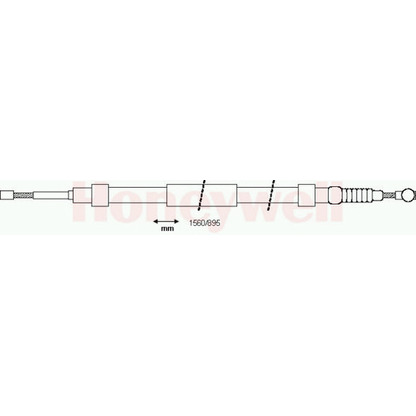 Photo Cable, parking brake BENDIX 433100B