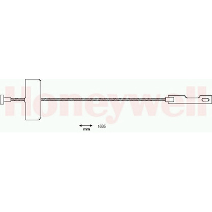 Foto Cable de accionamiento, freno de estacionamiento BENDIX 433159B