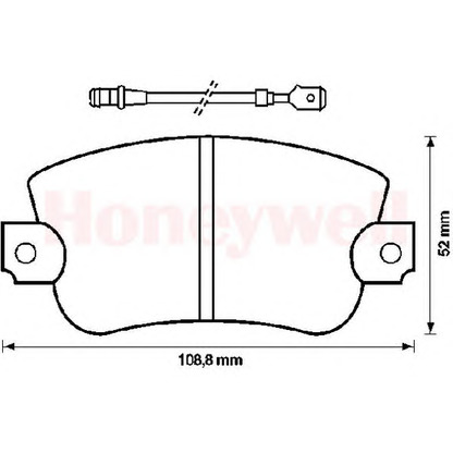 Foto Kit pastiglie freno, Freno a disco BENDIX 571223B