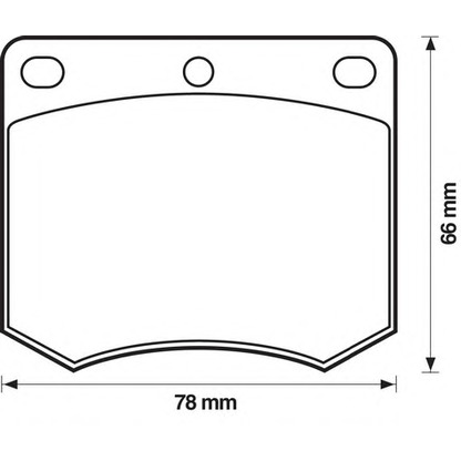 Photo Brake Pad Set, disc brake BENDIX 571906X