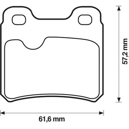 Photo Kit de plaquettes de frein, frein à disque BENDIX 571407B
