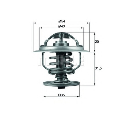 Foto Thermostat, Kühlmittel BEHR TX10987D