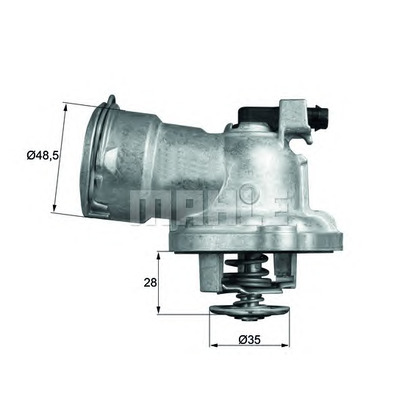 Photo Thermostat, coolant BEHR TM2887