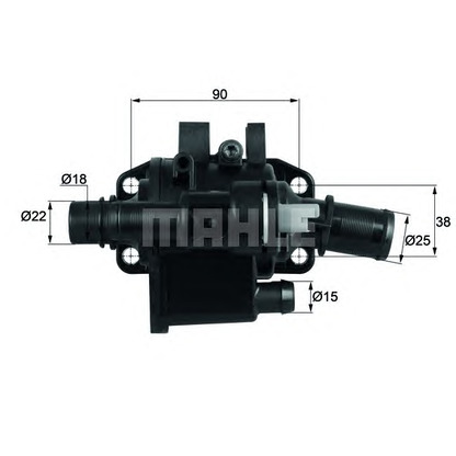 Foto Thermostat, Kühlmittel BEHR TH4283