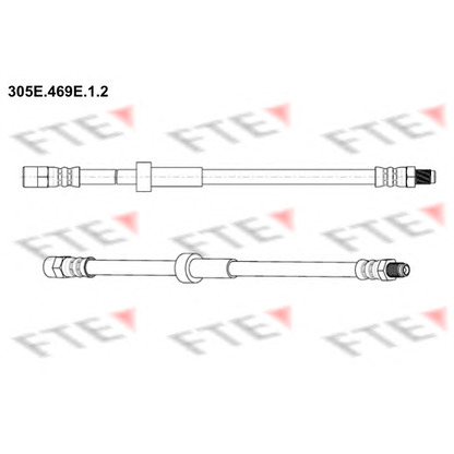 Zdjęcie Przewód hamulcowy elastyczny FTE 305E469E12