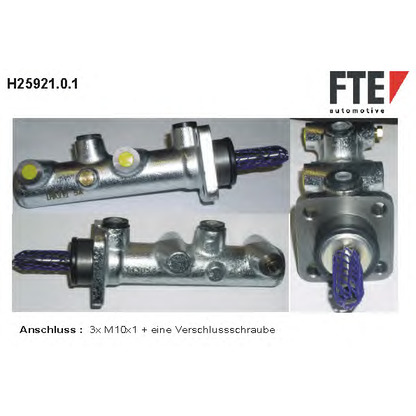 Photo Maître-cylindre de frein FTE H2592101