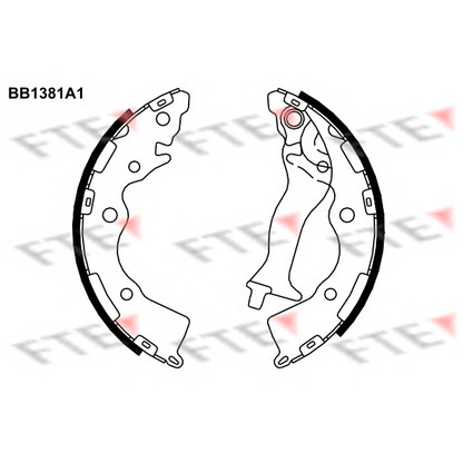 Photo Brake Shoe Set FTE BB1381A1