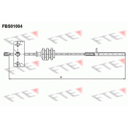 Foto Cavo comando, Freno stazionamento FTE FBS01004