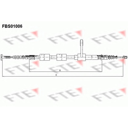 Zdjęcie Cięgno, hamulec postojowy FTE FBS01006