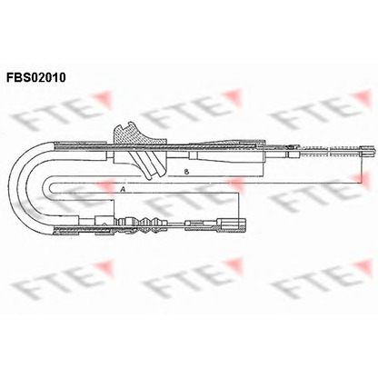 Photo Cable, parking brake FTE FBS02010