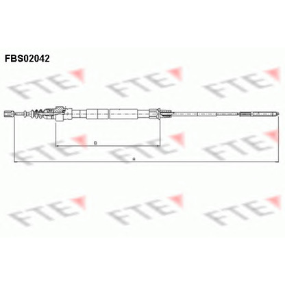 Photo Cable, parking brake FTE FBS02042