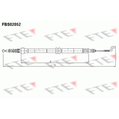 Photo Tirette à câble, frein de stationnement FTE FBS02052