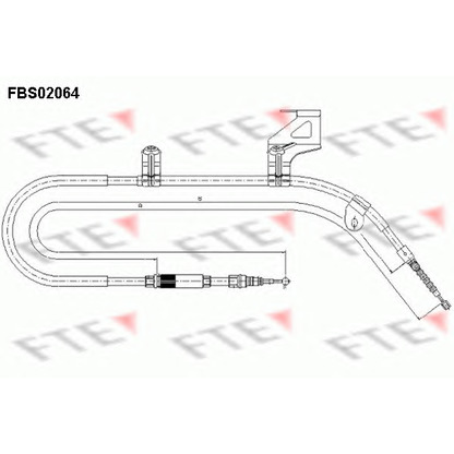 Foto Cavo comando, Freno stazionamento FTE FBS02064