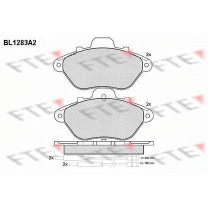 Foto Juego de pastillas de freno FTE BL1283A2
