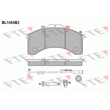 Foto Disco  freno FTE BL1455B2