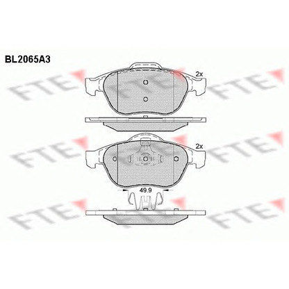 Foto Juego de pastillas de freno FTE BL2065A3