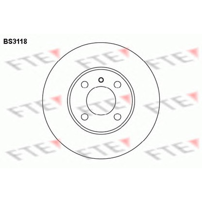 Photo Brake Disc FTE BS3118