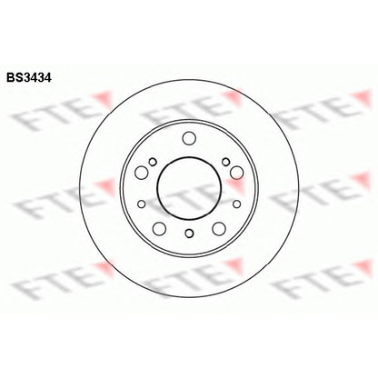 Photo Brake Disc FTE BS3434